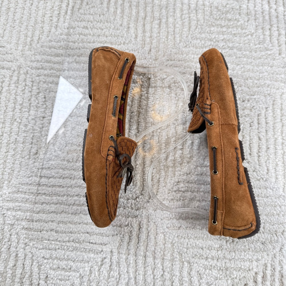 Etienne Aigner Moccasin Loafers Women's 7M Brown Suede Preppy Driving Academic - Picture 6 of 11